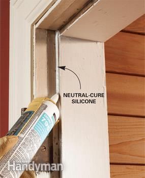 High-quality silicone rubber weather stripping permanently seals gaps around exterior doors, increases energy efficiency—and looks better than most ot Dream Home Ideas, Door Weather Stripping, Handy Man, Storm Windows, The Family Handyman, Home Remodeling Diy, Home Fix, Door Repair, Man Stuff