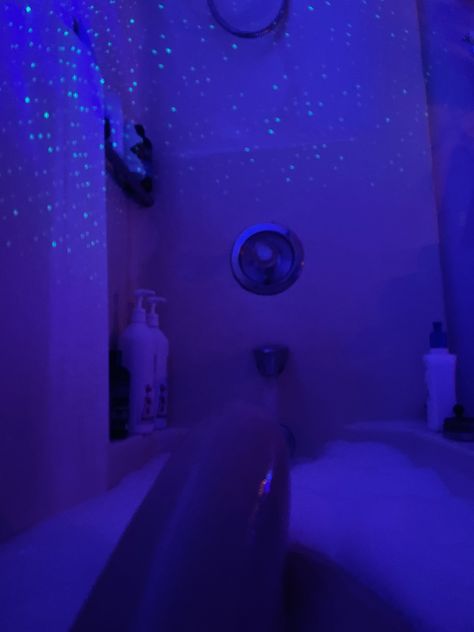 aesthetic bath Bathroom Projector, Skyrise Apartment, Bath Vibes, Building Apartment, Bedroom Stuff, Galaxy Projector, Light Projector, Bathroom Aesthetic, Dream Places