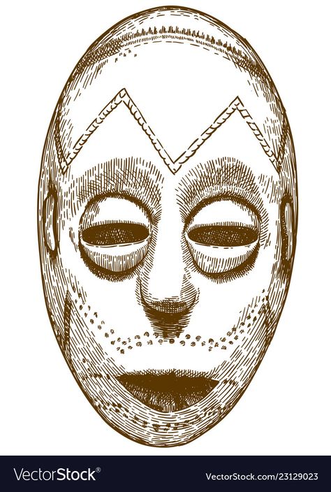 African Mask Drawing, Engraving Drawing, Mask Drawing, Sixth Form, Form Art, African Mask, African Masks, Creative Direction, Pencil Art