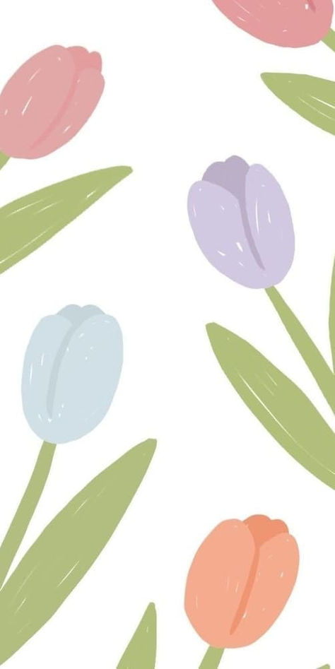 cute Easter wallpaper: pastel tulips Pastel, Apple Watch Spring Wallpaper, Easter Wallpaper For Iphone, Cute April Wallpaper, April Phone Wallpaper Aesthetic, Easter Cute Wallpaper, April Phone Background, Cute Spring Wallpapers Aesthetic, Spring Wallpaper Ipad