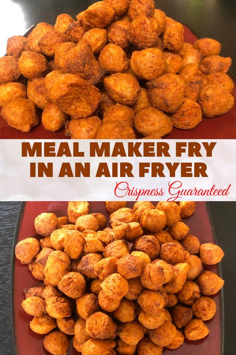 Click this link to learn how to make easy, healthy Meal maker fry or Soya chunks in an air fryer. 100% crispness guaranteed. Soy Chunks, Soya Chunks Recipe, Vegan Starter, Recipe Air Fryer, Easy Healthy Meal, Soya Chunks, Vegan Starters, Air Fryer Recipe, Air Fry Recipes