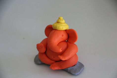 Clay For Kids, Ganesh Chaturthi Special, Clay Ganesha, Ganesha Drawing, Mural Art Design, Ganapati Decoration, Clay Crafts For Kids, Clay Moulding, Ganpati Decoration Design