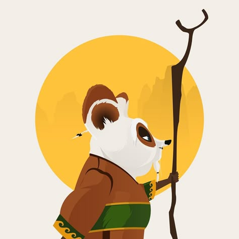 Master Shifu | Mestre Shifu | Kung Fu Panda | DreamWorks Animation Master Shifu, Disney Character Drawings, Panda Illustration, Panda Tattoo, Panda Drawing, Another Planet, Panda Art, Cartoon Wallpaper Iphone, Dreamworks Animation