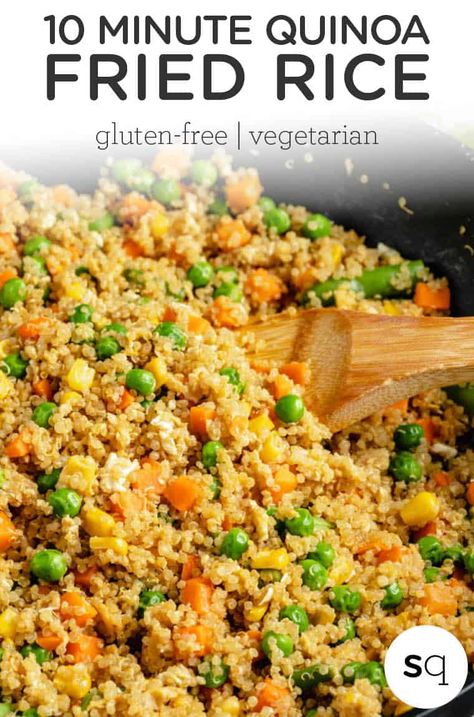 Couscous, Easy Vegan Quinoa Recipes, Quinoa Recipes Dinner Vegetarian, Quinoa Recipes Healthy Dinner, Gluten Free Vegetarian Dinner, Livy Method, Quinoa Recipes Dinner, Quinoa Fried Rice, Easiest Dinner