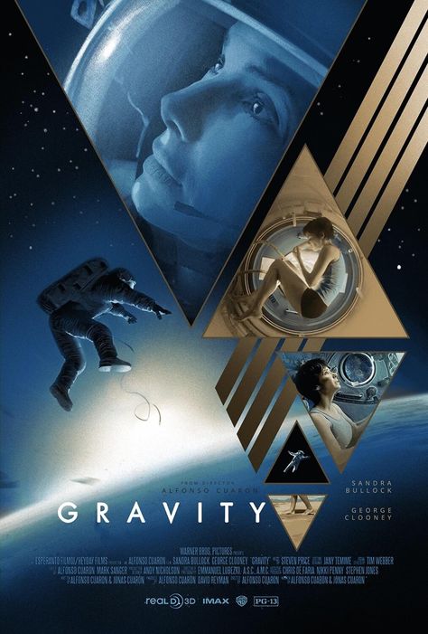 Gravity Film, Gravity Movie, Gravity 2013, Space Movie Posters, Space Movies, Cinema Art, Rocket Science, Thriller Film, Movie Posters Design