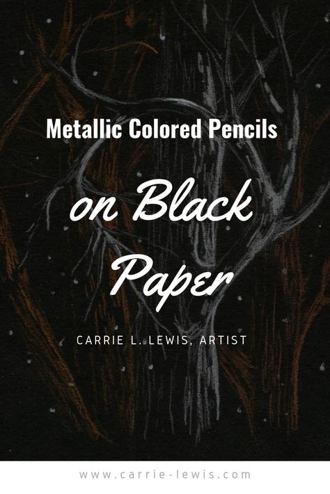 Do metallic colored pencils show up better on black paper or white paper? What about layering them over white watercolor or watercolor pencils? Art On Black Paper, Metallic Colored Pencils, Blending Colored Pencils, Art Passion, Pencil Techniques, Colored Pencil Tutorial, Pencil Drawing Tutorials, Black Paper Drawing, Trending Ideas