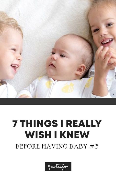 7 Things I Really Wish I Had Known Before Having A Third Child | YourTango #family #parenting Having A Third Child, Third Child, Apocalypse Survival, Before Baby, Third Baby, Two Kids, After Giving Birth, Baby G, Baby Brother