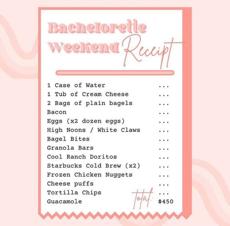 Your Bachelorette Grocery Stash: Explained! — Bach Babes Grocery List For Bachelorette Party, Bachelorette Party Grocery List, Bachelorette Grocery List, Ultimate Grocery List, Diy Popcorn Bar, Diy Popcorn, Frozen Chicken Nuggets, Plain Bagel, Bagel Bites