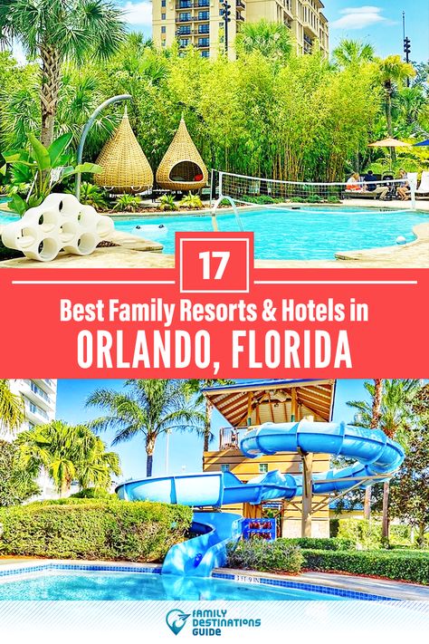 Want ideas for a family vacation to Orlando, Florida? We’re FamilyDestinationsGuide, and we’re here to help: Discover Orlando’s best resorts & hotels for families - so you get memories that last a lifetime! #orlando #orlandovacation #orlandowithkids #familyvacation Where To Stay In Orlando Florida, Orlando Family Vacation, Beach Day Trip From Orlando, Disney Hotels Orlando, Orange Lake Resort Orlando, 2023 Birthday, Resorts For Kids, Florida Family Vacation, Best Family Resorts