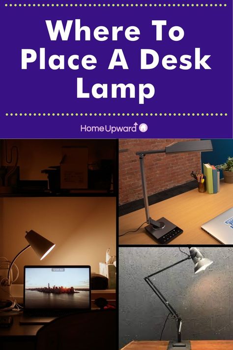 where to place a desk lamp Desk Lamp Aesthetic, Diy Desk Lamp, Best Home Office Desk, Shelf Lamp, Small Desk Lamp, Desk Lamp Office, Best Desk, Diy Desk, Work Desk