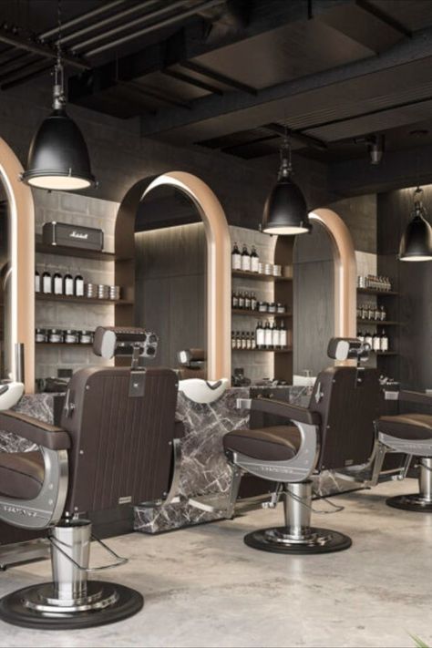 Barber Shop Design, Barber Shop Interior, Healthcare Interior Design, Salon Suites Decor, Interior Design News, Barbershop Design, Resort Architecture, Barber Shop Decor, New Interior Design