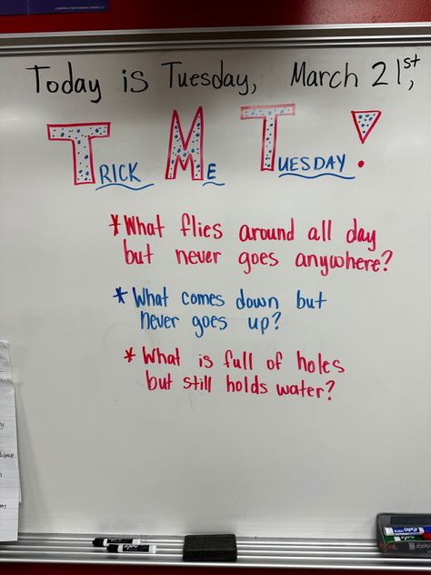 Tuesday Board Prompt, Tuesday Whiteboard, Whiteboard Messages Tuesday, Tuesday Morning Message Classroom, Gm Tuesday, Tuesday Whiteboard Message, Whiteboard Wednesday, Tuesday White Board Prompt, Whiteboard Questions Tuesday