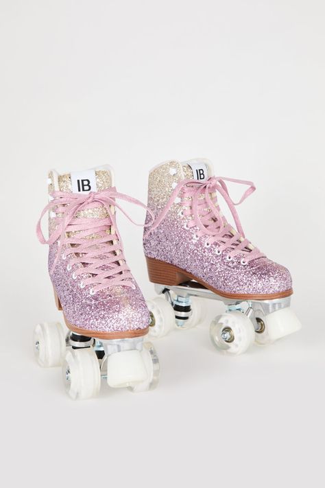 Pink roller skates