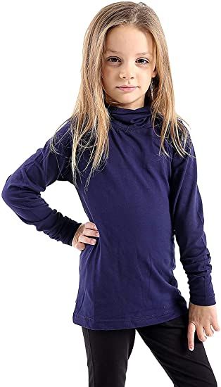 Amazon.com: Loxdonz Girls Long Sleeve Turtleneck Tee Shirt Kids Casual High Neck Tops T-Shirts (3 Toddler-13 Years) (3-4T, Black): Clothing, Shoes & Jewelry High Neck Tops, Turtleneck T Shirt, Black Clothing, High Neck Top, Long Sleeve Turtleneck, Kids Outfits Girls, Basic Tops, Girls Long Sleeve, Winter Wardrobe