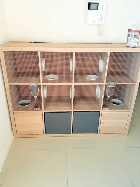 Large rabbit hutch: A simple DIY project for your bunny - IKEA Hackers Ikea Rabbit Hutch, Rabbit Ikea Hack, Bunny Ikea Hack, Rabbit Hacks Diy, Ikea Rabbit Hack, Bunny Ideas Diy, Ikea Bunny Hack, Bunny Hacks Diy, Bunny House Diy