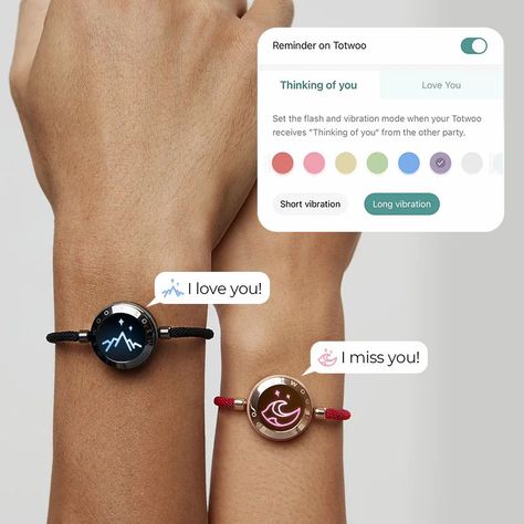 The joyfulbonds smart love bracelet from http://joyfulbonds.com/ is the ultimate gift for your partner 💕You can tap the bracelet to send vibrations, colors, and emojis to your partner’s bracelet. It’s like having a secret love language that only you two can understand 💑 Whether you’re in a long-distance relationship or just want to spice up your romance💖 Order yours today at http://joyfulbonds.com/ and get ready to experience a new level of intimacy and fun🙌 #smartbracelet #giftforpartner Long Distance Bracelets, Bracelets For Couples, Relationship Bracelets, Distance Bracelets, Bff Jewelry, Long Distance Love, Smart Jewelry, Cute Couple Gifts, Moon Bracelet