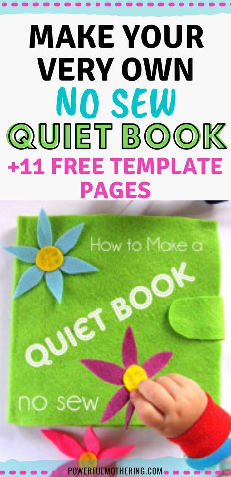 How To Make A Felt Busy Book, How To Make Quiet Book Pages, Fabric Busy Book, Quite Book Templates Pattern, Easy Diy Felt Quiet Book, No Sew Quiet Book Pages, No Sew Busy Book, Felt Quiet Books Patterns Free Printable, Diy Busy Books For Preschoolers