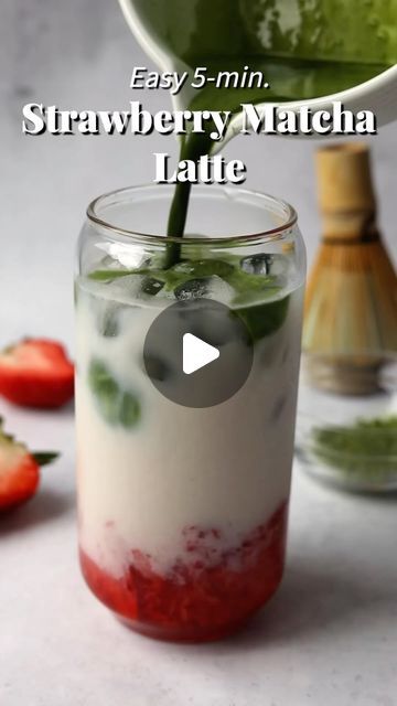 Christie Lai on Instagram: "Strawberry Matcha Latte 📝 Full recipe at www.christieathome.com (link in profile) - just search for the recipe, then click ‘Jump to Recipe’! 

If you have fresh strawberries, you need to try this refreshing, sweet and easy 5-minute strawberry matcha latte recipe. This chilled beverage is made with minimal and simple ingredients! (Dairy-free adaptable)

#easyrecipes #drinks #drink #latte #latté #strawberry #strawberries #matchatea #matcha #matchalatte #matchalover" Matcha With Strawberry Puree, Strawberry Matcha Latte, Strawberry Matcha, Matcha Latte Recipe, Plant Based Snacks, Matcha Recipe, Strawberry Puree, Latte Recipe, Fresh Strawberries