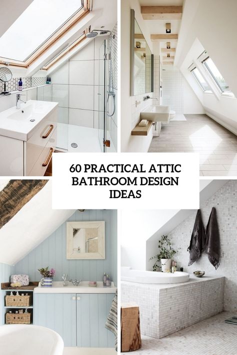 Small Attic Bathroom Ideas, Small Attic Bathroom With Tub, Dormer Bathroom Ideas Slanted Ceiling, Bathroom With Dormer Ceiling, Shower Attic, Small Bathroom Ideas Sloped Ceiling, Small Bathroom Ideas Angled Ceiling, Bathroom Sloping Ceiling, Bathroom With Sloping Ceiling