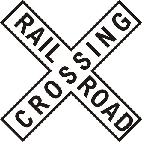 Railroad Crossing Clip Art   Cliparts Co All Aboard Sign, Train Bedroom, Train Clipart, Railroad Crossing Signs, Cross Clipart, Train Wall Art, Thomas Train, Railroad Crossing, Train Decor