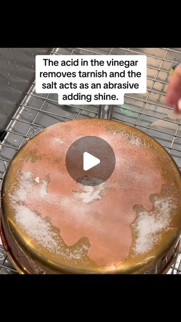 Jen Watson | Cleaning, Organizing, Home Tips & more. on Instagram: "How to make your copper shine!🤩
Did you know that exposure to air, moisture, dirt, and even the oils on your skin can all react with copper and cause the surface to oxidize and turn color. Fortunately, it's pretty easy to clean copper using vinegar and salt or lemon and salt.
Some copper items feature a lacquer finish that you should avoid cleaning with these methods.To determine whether the surface is lacquered, dip a rag in white vinegar, then baking soda, and use it to rub an inconspicuous spot on the copper surface. If it removes an area of tarnish, the piece isn't lacquered, and you can use the following natural cleaners. 

Before cleaning copper, you should check if the item is copper-plated. If the piece you want t Clean Copper, Organizing Home, How To Clean Copper, Tarnish Remover, Natural Cleaners, Home Tips, White Vinegar, Copper Plated, Cleaning Organizing