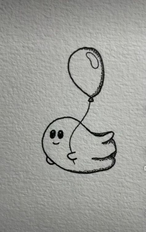 Cute Doodle Art Gost, Easy Sketches Halloween, Easy Ghost Doodle, Cute Simple Ghost Drawing, Little Halloween Doodles, Cute Spider Doodle, Easy Halloween Sketches, Draw Halloween Art Easy, Ghost Aesthetic Drawing