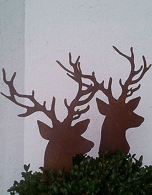 Edelrost Hirsch klei zum stecken Türkranz Dekoration Metall Kranz Gesteck Garten Recycled Christmas Decorations, Wire Wall Art, Industrial Design Furniture, Metal Yard Art, Rusted Metal, Scroll Saw Patterns, Metal Wreath, Metal Projects, Wreath Decor