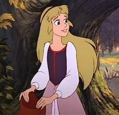 taran and eilonwy kiss - Google Search Princess Eilonwy Aesthetic, Forgotten Disney Princesses, Princess Eilonwy, Disney Female Characters, Walt Disney Princesses, Black Cauldron, Alice In Wonderland 1951, Pokemon Ash And Serena, Disney Queens