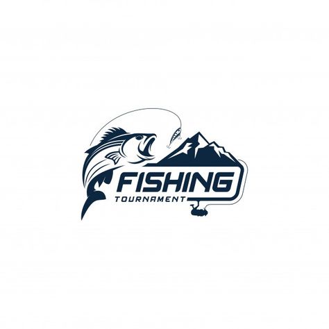 Fishing Logo, Steelhead Fishing, Logo Desing, Japanese Logo, Fishing Shop, Salmon Fish, Fish Logo, Logo Project, Logo Set