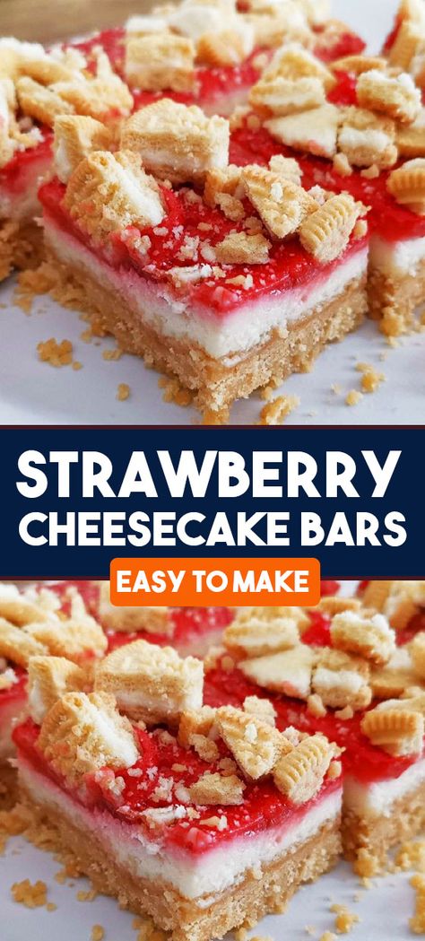 Strawberry Cheesecake Bars