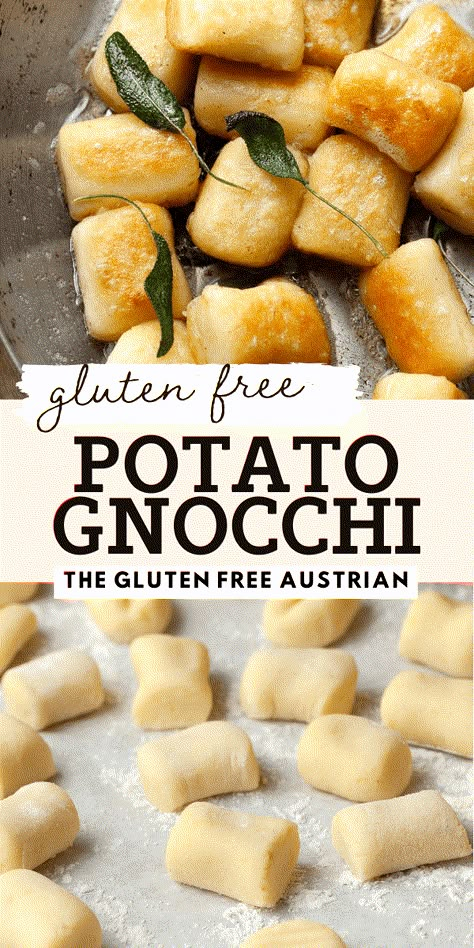 Try this easy recipe for gluten-free potato gnocchi! These soft and tasty dumplings are made from just a few simple ingredients. They’re perfect for a cozy meal and can be served with your favorite sauces, like marinara, pesto, or brown butter and sage. Gluten Free Potato Gnocchi Recipes, Gf Potato Gnocchi Recipes, Gf Comfort Food, Comfort Food Recipes Gluten Free, Gluten Free Potato Dumplings, Flourless Gnocchi, Gluten Free Healthy Lunch, Pillsbury Gluten Free Flour Recipes, Celiac Recipes Breakfast