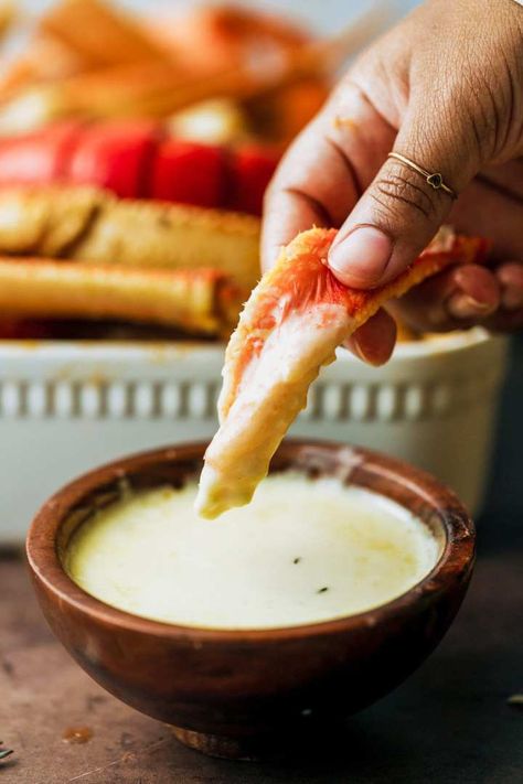 Creamy Garlic Butter Sauce for Seafood Shrimp Boil Dipping Sauce, Mexican Garlic Butter Sauce, Butter For Crab Dipping, Creamy Garlic Sauce For Seafood, Butter Sauce For Crab Legs Recipe, Crab Butter Sauce Recipe, Sauce For Seafood Boil, Low Country Boil Garlic Butter Sauce, Garlic Butter Crab Sauce