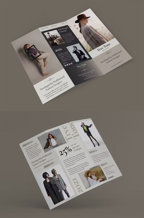 Broucher Ideas Design, Fashion Brochure Design, City Brochure, Restaurant Brochures, Brochure Design Layouts, Brochure Design Layout, Social Media Branding Design, Trifold Brochure Design, Corporate Brochure Design