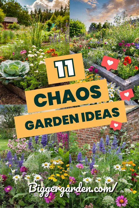 cHAOS gARDEN iDEAS 1 Front Vegetable Garden Ideas, Messy Garden Ideas, Mixed Garden Ideas, Front Yard Vegetable Garden Curb Appeal, End Of Garden Ideas, Flower And Vegetable Garden Layout, Creative Vegetable Garden Ideas, Foodscaping Front Yard, Naturalistic Garden Design