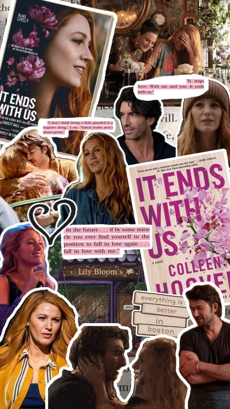 It Ends With Us, Colleen Hoover, Blake Lively, Lily and Atlas It Ends With Us Movie, Lily And Atlas, Us Movie, Famous Book Quotes, Kami Garcia, Movies To Watch Teenagers, Cute Movie Scenes, This Is Us Movie, Funny Text Conversations