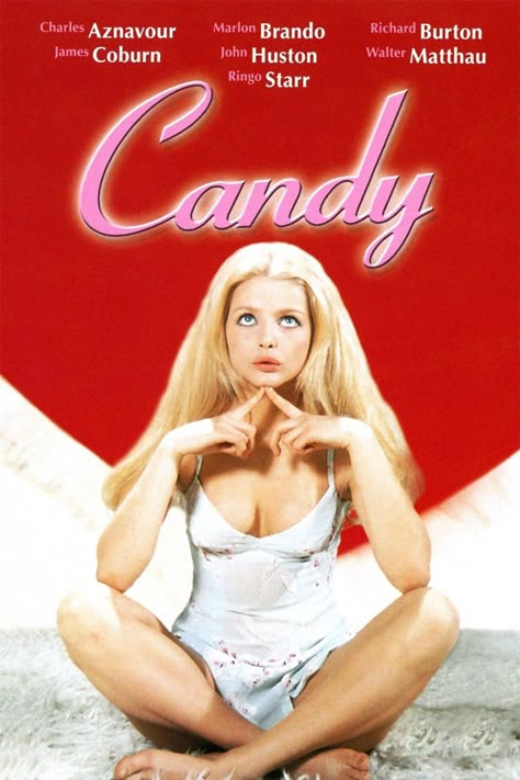 Candy 1968 Aesthetic, 60s Movies Aesthetic, Ewa Aulin Candy, 60s Cinema, Sweet Girl Aesthetic, Americana Wallpaper, Candy 1968, 60s Movies, Candy Movie