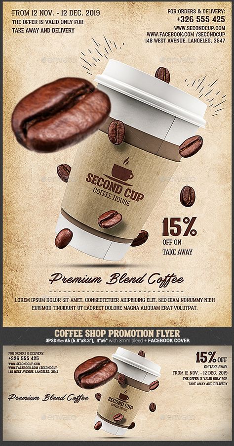 Coffee Shop Promotion Flyer Coffee Flyer Design Ideas, Cafe Offer Poster, Coffee Shop Advertising Ideas, Shop Promotion Ideas, Coffee Advertising Posters, Coffee Advertising Ideas, Cafe Advertising, Coffee Banner, Coffee Ads