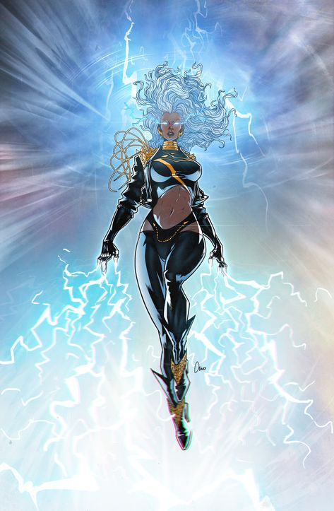 ArtStation - Storm, Chelik "Steel" Sert Storm Marvel Art, Storm Comic Art, Sentry Marvel Art, Storm X Men, Storm Drawing, X Men Storm, Sentry Marvel, Marvel Comics Characters Art, Storm Comic