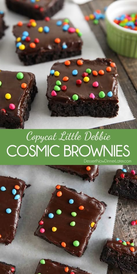 Eclipse Party Desserts, Healthy Eclipse Snacks, Gluten Free Cosmic Brownies, Homade Brownies From Scratch, Copycat Cosmic Brownies, Cheap Sweet Treats, Healthy Cosmic Brownies, Eclipse Dessert Ideas, Eclipse Dessert