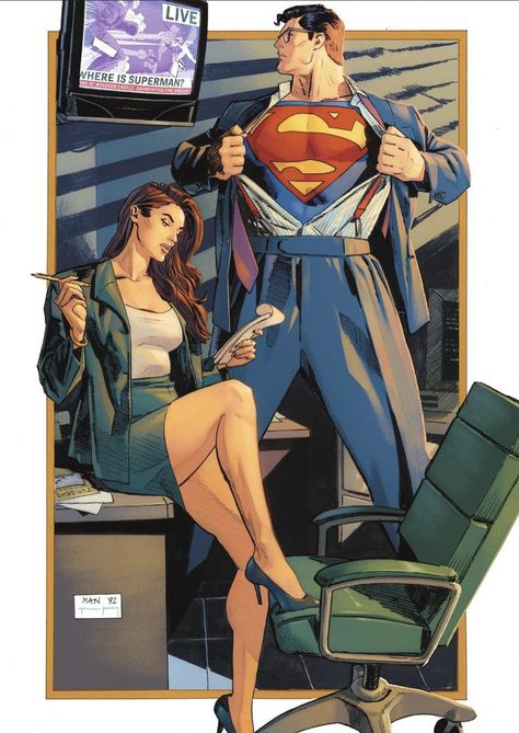 Superman Comic Art, Superman And Lois, Superman And Lois Lane, Superman Artwork, Superman X, Adventures Of Superman, Superman Art, Univers Dc, Superman Comic