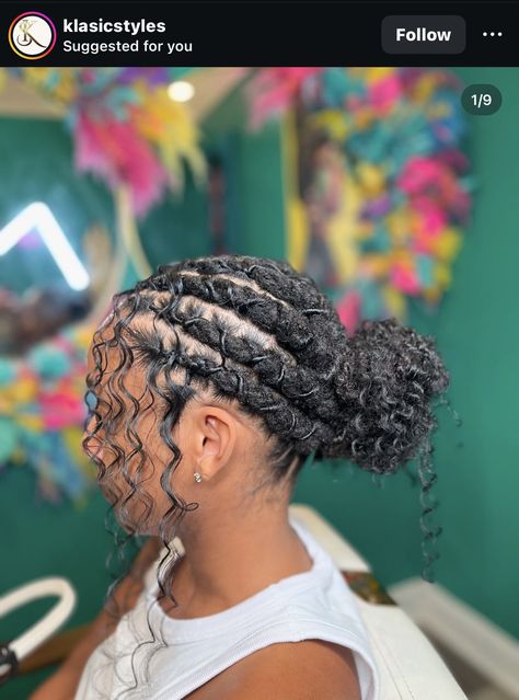 Loc Barrel Ponytail, Twist Out Locs, Cute Dreadlocks Hairstyles, Low Tension Loc Styles, Loc Styles With Weave, Short Dreadlocks Hairstyles, Locs Retwist, Dreads Short Hair, Lock Styles