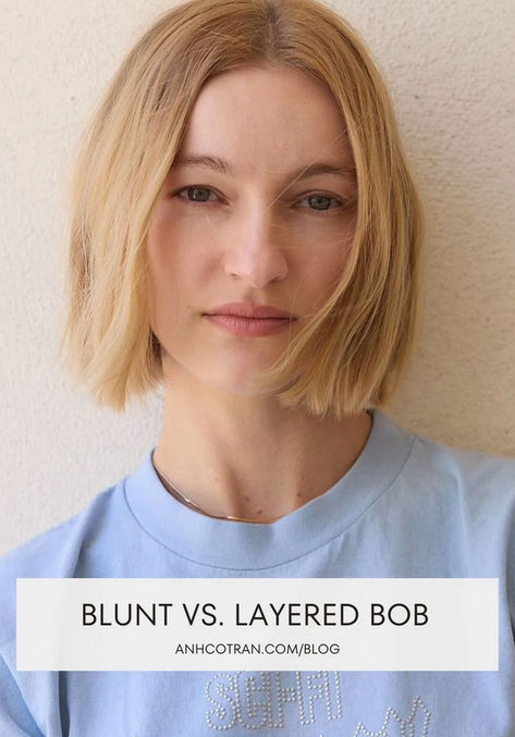 As trends continually circulate, the debate between the blunt bob and the layered bob remains a hot topic among hairstyle enthusiasts. Anh is breaking down the key differences, styling options, and maintenance requirements for these two popular bob styles.