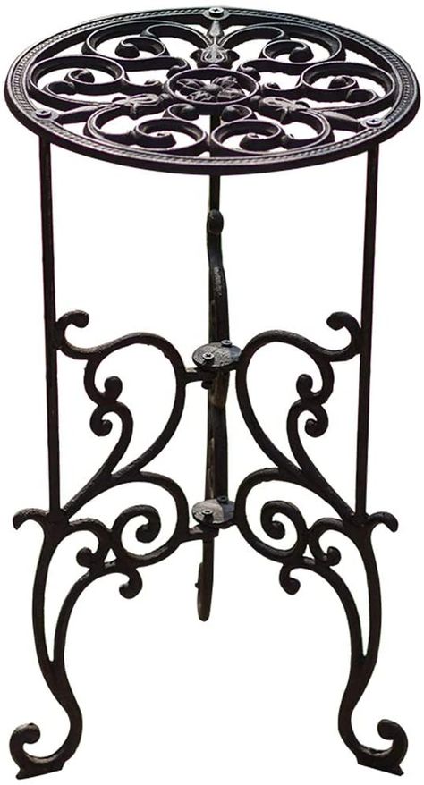 Iron Plant Stand, Cast Iron Plant, Tall Plant Stands, Support Pour Plante, Plant Stands Outdoor, Plant Pot Decoration, Cast Iron Pot, Metal Plant Stand, Outdoor Living Decor