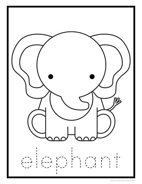 Elephant Coloring Sheet, Elephant Free Printable, Elephant Worksheets Preschool, Elephant Activities For Preschool, Coloring Pages Elephants, Elephant Worksheet, Elephant Coloring Pages Free Printable, Crayon Packaging, Elephant Colouring