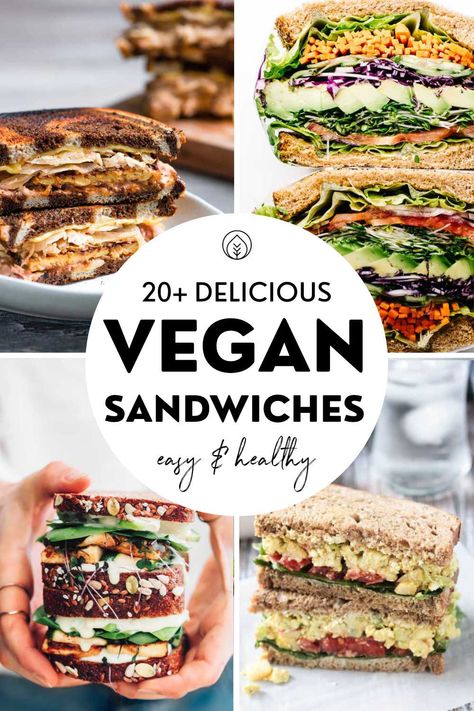 Looking for delicious vegan sandwich recipes & easy fillings? We have 20+ ideas for you from grilled cheese and BLT to BBQ meatball, pulled jackfruit and chicken or egg salad. Great for plant-based portable lunches, meal prep and kids! Vegan Sandwich Filling, Vegan Grilling Recipes, Diet Losing Weight, Pulled Jackfruit, Vegan Sandwich Recipes, Easy Vegan Lunch, Easy Sandwich Recipes, Vegan Sandwiches, Parmesan Zucchini