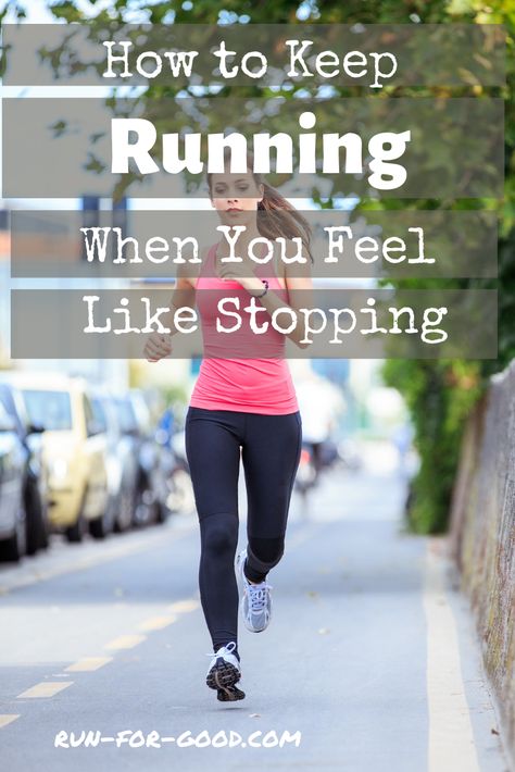 What should you do if you want to stop mid-run? Get effective ways to win the mental battle and keep running. Motivation For Running, 10k Training Schedule, Get Into Running, Fitness Tracking App, Half Marathon Training Schedule, Fitness Outfit, Running Race, Race Training, Mental Toughness