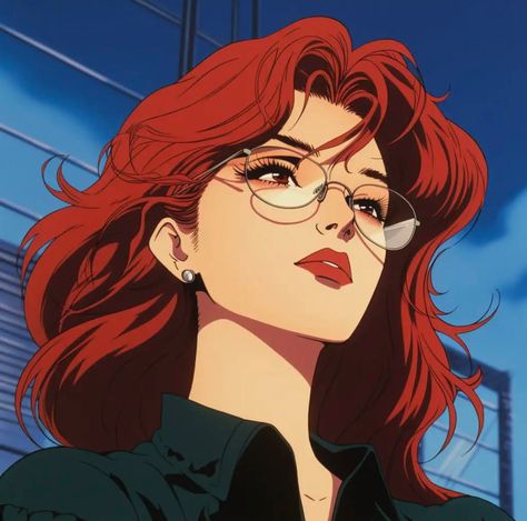 Villain Woman Character, Red Hair Cartoon Characters Aesthetic, Red Haired Anime Woman, Olrox X Mizrak, Red Hair Woman Art, Anime Woman Red Hair, Red Hair Girl Art, Red Cartoon Characters, Red Hair Anime Woman