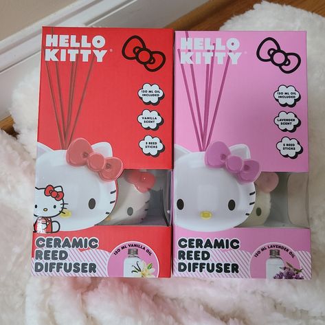 New With Box Hello Kitty Diffuser Set Includes 2 Diffusers Hello Kitty Red Bow And Hello Kitty Pink Bow Sanrio Hello Kitty Forever 21 Limited Edition Hello Kitty And Friends Plush Valentine’s Day Easter Holiday Christmas Gift Pacsun Homegoods Tjx Ross Burlington Marshalls Hot Topic Gamestop Collectible Tiktok Viral Tiktok Famous Pottery Barn Five Below Home Decor Cute Room Decor Hello Kitty, Hello Kitty Stuff Accessories, Hello Kitty Items Shops, Hello Kitty Tj Maxx Finds, Hello Kitty Things To Buy, Hello Kitty Forever 21, Hello Kitty Decor, Hello Kitty Bathroom, Hello Kitty Decorations