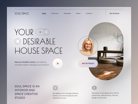 Space Website, Personal Website Design, Corporate Website Design, Landing Page Inspiration, Studio Marketing, Ux Design Inspiration, Webpage Design, Website Design Layout, App Design Inspiration