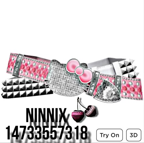 Hello Kitty Accessories Codes, Berry Avenue Hello Kitty Outfit Codes, Berry Ave Accessories Codes Y2k, Belt Codes Berry Ave, Accessories Roblox Codes, Roblox Codes Accessories, Diy Nose Rings, Roblox Accessories, Roblox Items